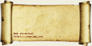 Gustav Debeljak vizit kartica